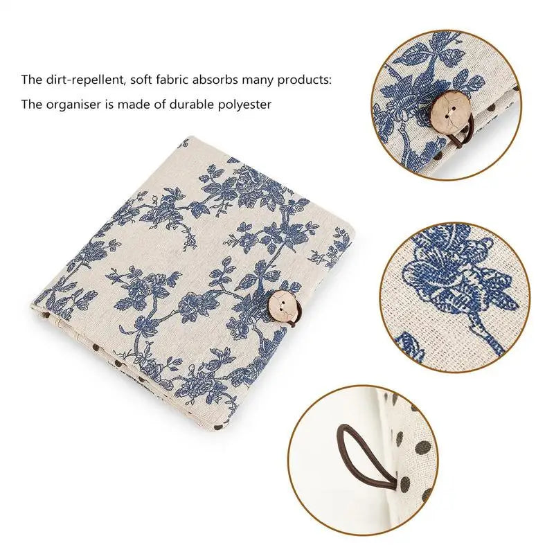 Diaper Caddy Organizer Baby Nursery Multi-functional Diaper Multi-pocket Organizer Portable With Handle Baby Diaper Basket For