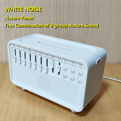 Wireless Bluetooth Speaker Noise Timed Natural Sounds Music Box Improve Sleep Rain Sea Waves Bird Thunder Relax Reduce Stress
