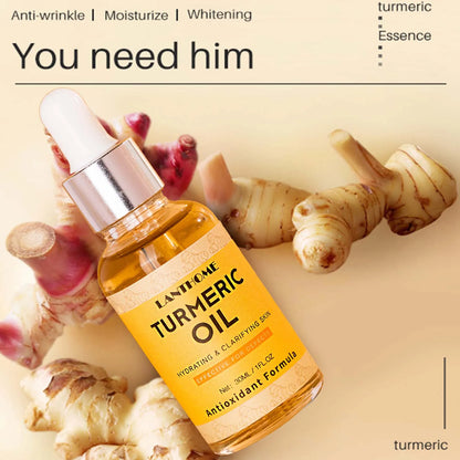 30ml Turmeric Oil Facial Turmeric Serums Deep Moisture Serums Turmeric Freckle Whitening Serum Nourish Smooth Face Skin Care