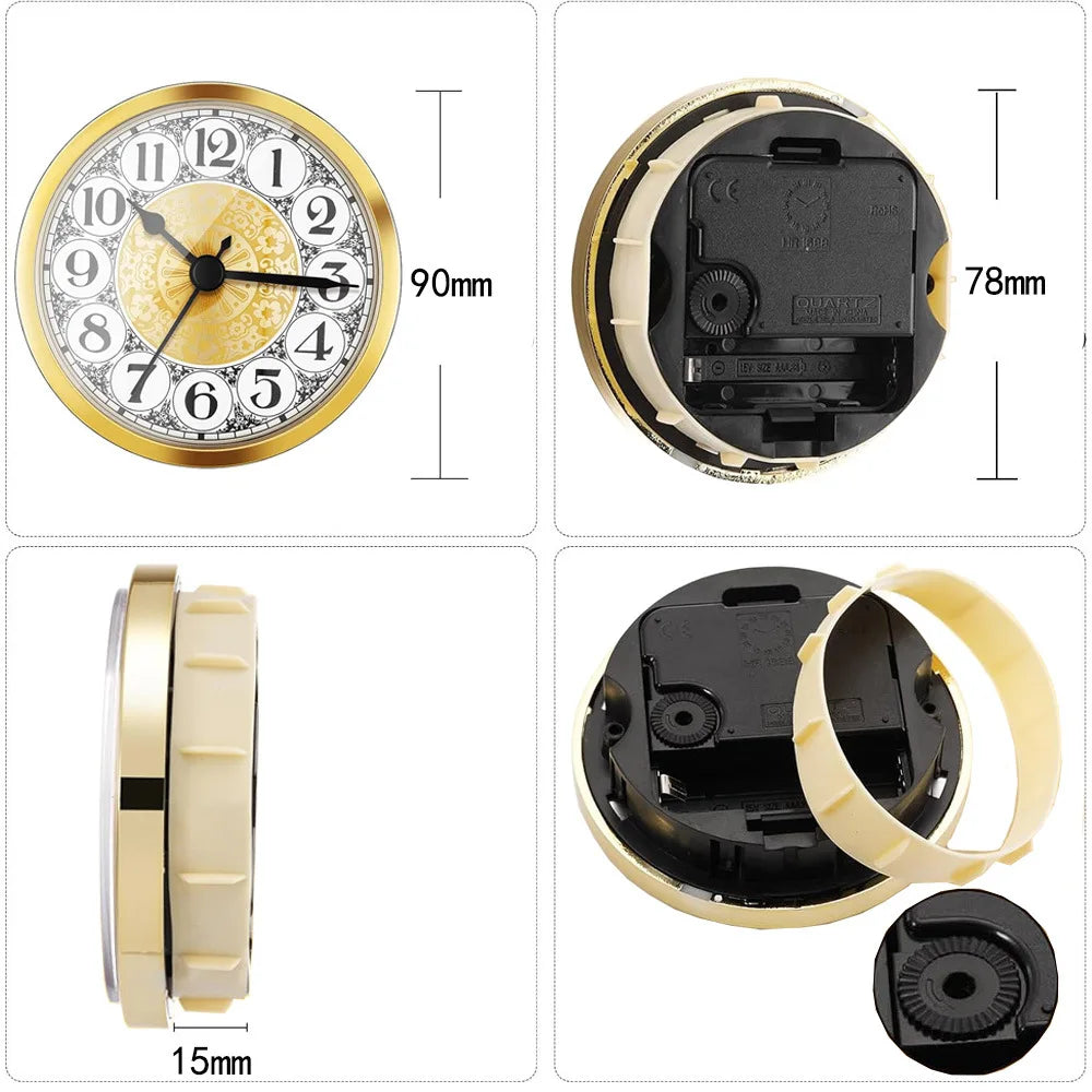 Clock Insert Quartz Clock Mechanism Built in Clock Classic Clock Craft Insert Clocks Movement DIY Table Clock