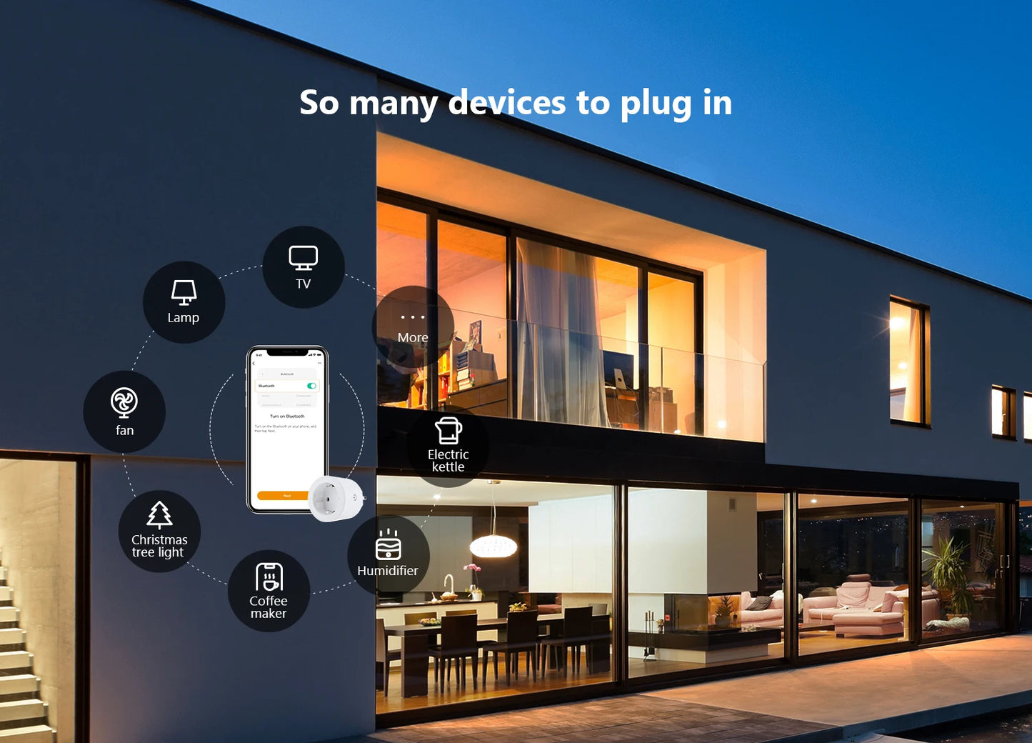 IMOU CE1 Smart Socket EU Smart Plug With Power Energy Monitoring Remote Control Voice Control Support Alexa Assistant 220-240V