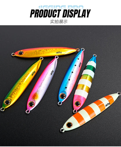 JIGGING PRO 40g 60g Slow Blatt Cast Slim Shore Jigging Lure Long Cast Metal Jig Fishing Bait