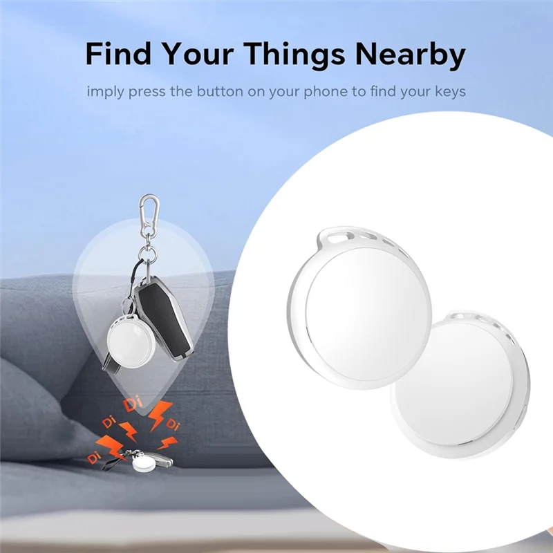 A23F-2 Pack Smart Tag Trackers For Airtag Find My For Pets Wallet Backpack Suitcase Bags Dogs Cat Luggage