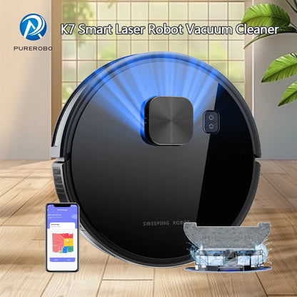 X7 Robot Vacuum Cleaner Can Work For 120-150 Minutes With Laser and Gyroscope Navigation Function Automatic Cleaning Sweep Robot