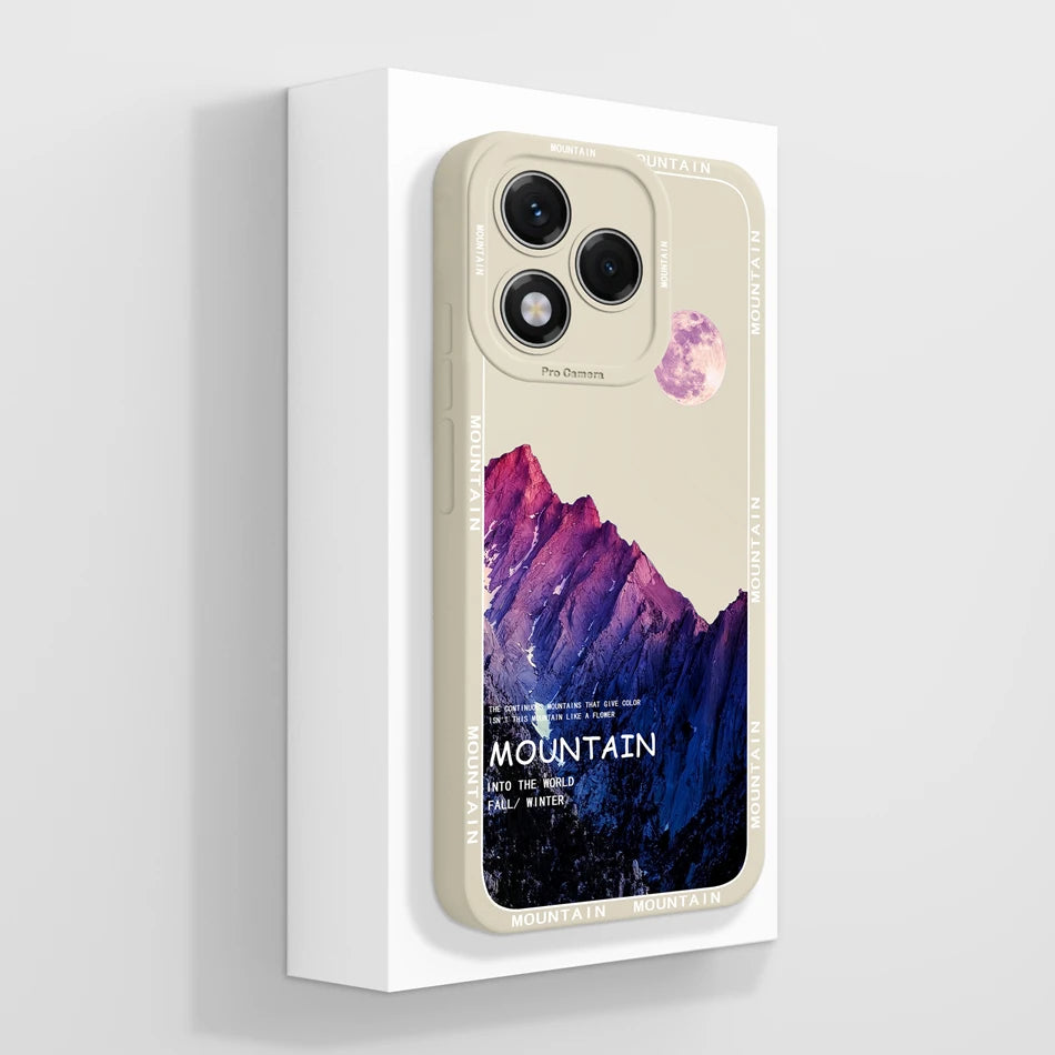 For Honor 400 Lite Case Simple Butterfly Soft Liquid Silicone Full Protection Back Cover For Honor 400Lite 5G Phone Protectors