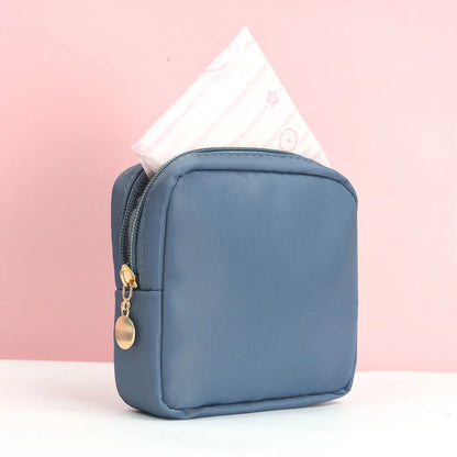 Fashion Multicolor Sanitary Pad Bags Home Organization Portable Pad Pouch Makeup Bags