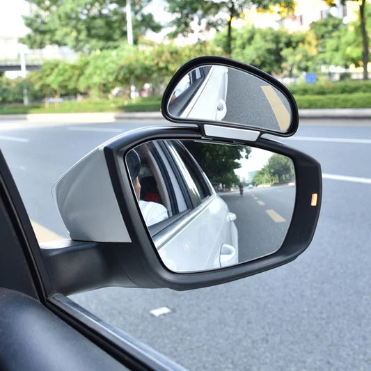 1PC Car Mirror 360 Degree Adjustable Wide Angle Side Rear Mirrors blind spot Snap way for parking Auxiliary rear view mirror ﻿