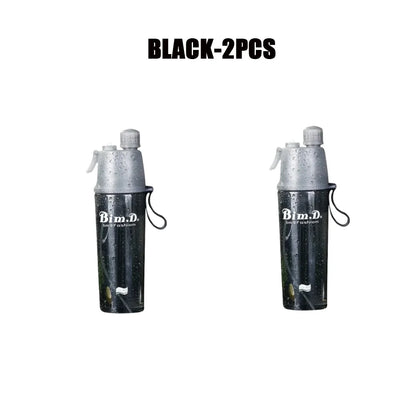 1/2PCS Plastic Spray Cup Summer Outdoor Sports Water Bottle Hydration Cooling Spray Cup Travel Portable Water Cup Gift Cups