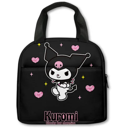 Sanrio Kuromi Backpack Sanrio Backpack Pencil Bag Student School Bag Primary and Middle kawaii Cartoon School Bag Mochila
