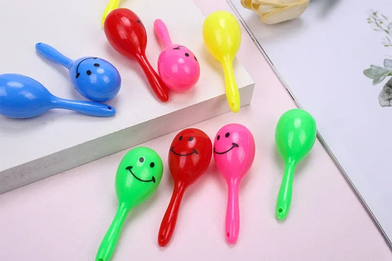 10Pcs Cartoon toddler toys, sand hammer toys, learning toys, party cheering instruments, creative toys and small gifts