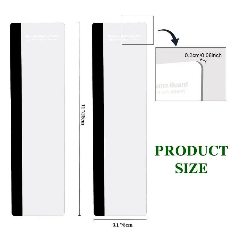 Computer Monitor Memo Board Computer Message Board Office Supplies Computer Note Clip Household Office Desk Accessories Decor