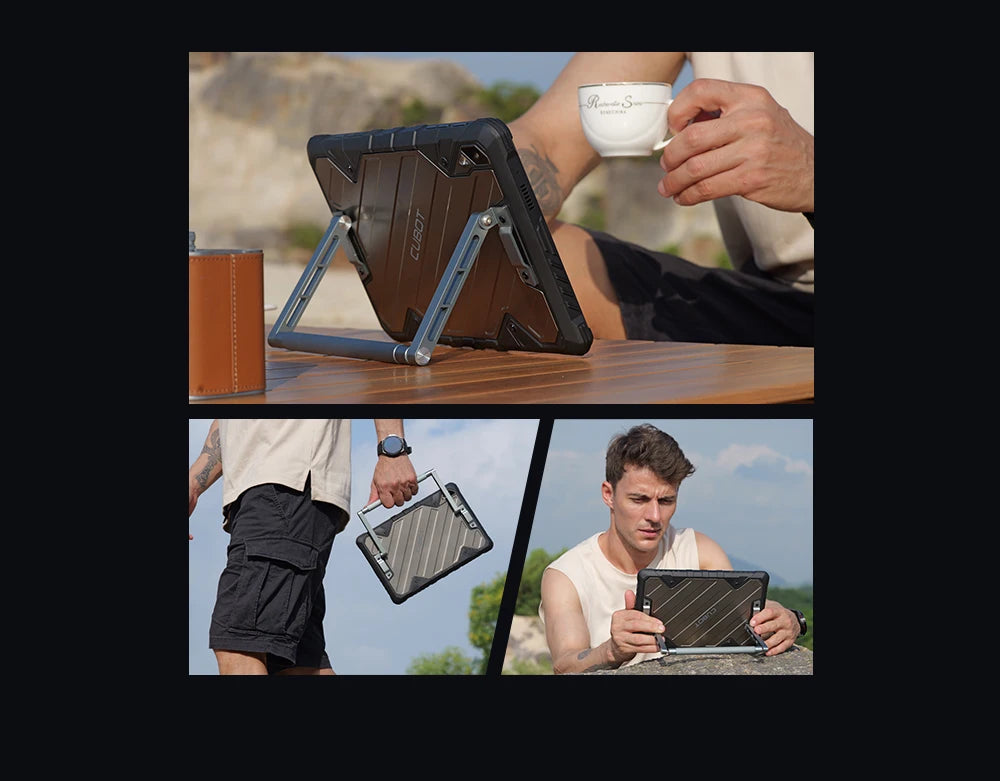 Cubot Tab KingKong 2, Rugged Tablet Android 14, Helio G99, 20400mAh Battery,16GB RAM+256GB ROM, IP68 Waterproof, 10.95" Screen