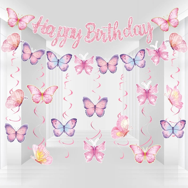 Butterfly Party Snack Tray Butterfly Birthday Party Decoration Kids Girls Birthday Party Supplies Baby Shower Party Decoration