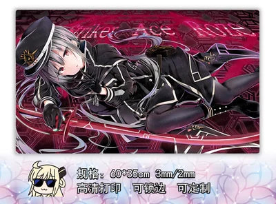 Yu-Gi-Oh! Play Mat Anime Yugioh Double Board Game Duel Plate Rubber Board Table Games Card Mat Mouse Pad Trading Card Game Mat