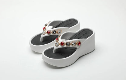 Woman Slippers Flip Flops Slides on Beach Sandals Waterproof Stylish Shoes for Women Top Designs Shoe Clappers Summer Sale