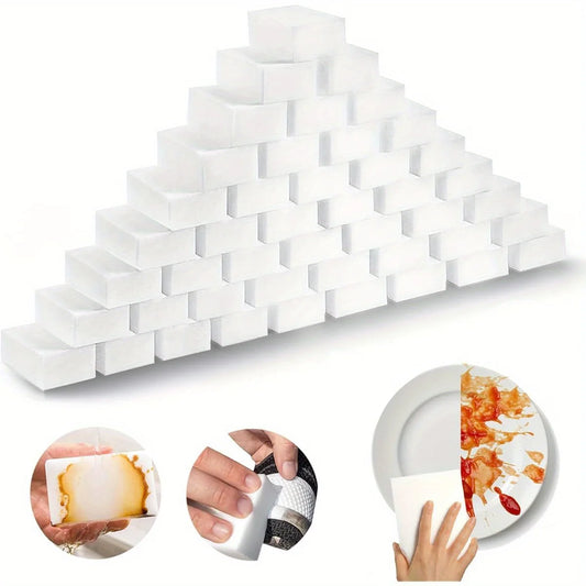 20Pcs Sponge Eraser Melamine Sponge Cleaner Kitchen Cleaning Sponge For Dish Wash Household Bathroom Cleaning Tools 100x60x20MM