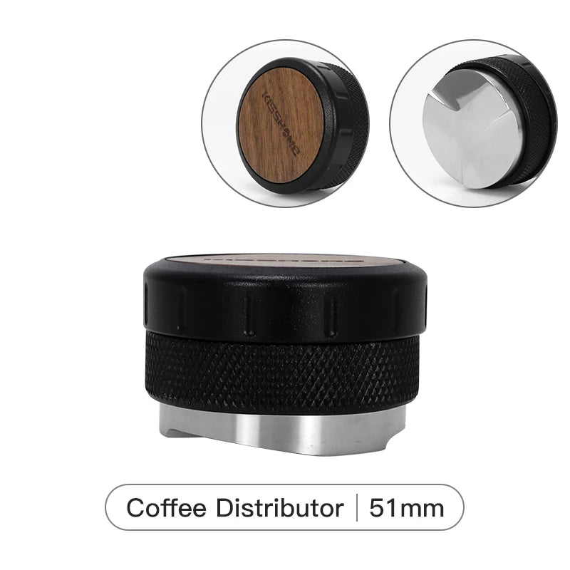 Coffee Tamper 30lb Constant Pressure Calibrated Double Spring 51mm 53mm 58mm Breville Espresso Maker Accsesories Barista Tools