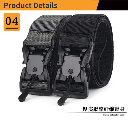 Tactical Belt Magnetic Buckle Belt Casual Nylon Tooling Training Belt Men's Trousers Belt Designer Men and Women Belt