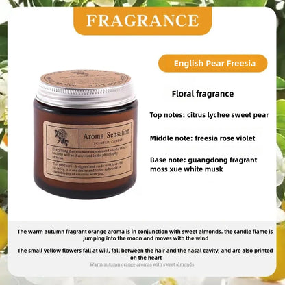 Scented Candles Smokeless Soy Candle Essential Oil Aromatic Candle Luxury Decoration Candle Wedding Gifts Party Home Decoration