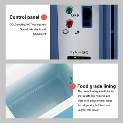Mini Car Refrigerator Outdoor And Home Dual Use Portable Mini Fridge Refrigeration Refrigeration For Caravan Truck Home Camping