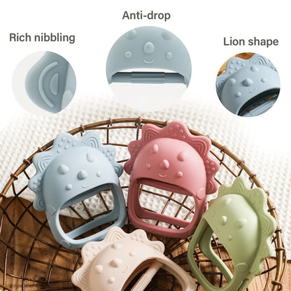 Baby Silicone Teethers Animal Food Grade Silicone Baby 0-12 Toys Silicone Teeth Grinding Stick Newborn Pacifier Accessories Toys