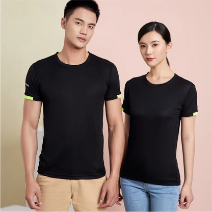 Sports Quick Drying Logo Customized T-shirt with Cool and Breathable Group Embroidery Brand Printing DIY