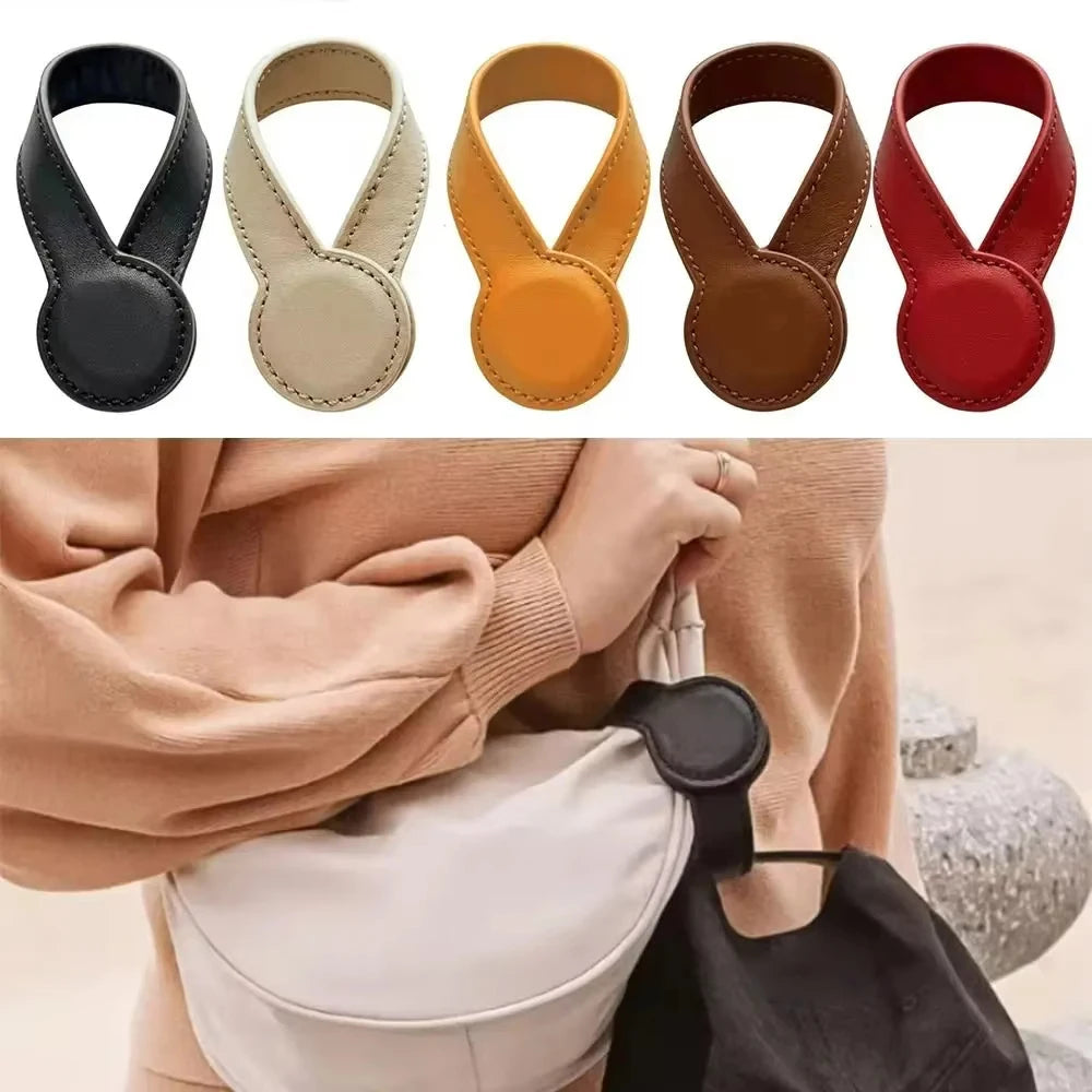 Magnetic Hat Clip Travel Bag Accessories Metal Buckle On Bag Hat Holder For Handbag Backpack Luggage PU Leather Hat Keeper Clip
