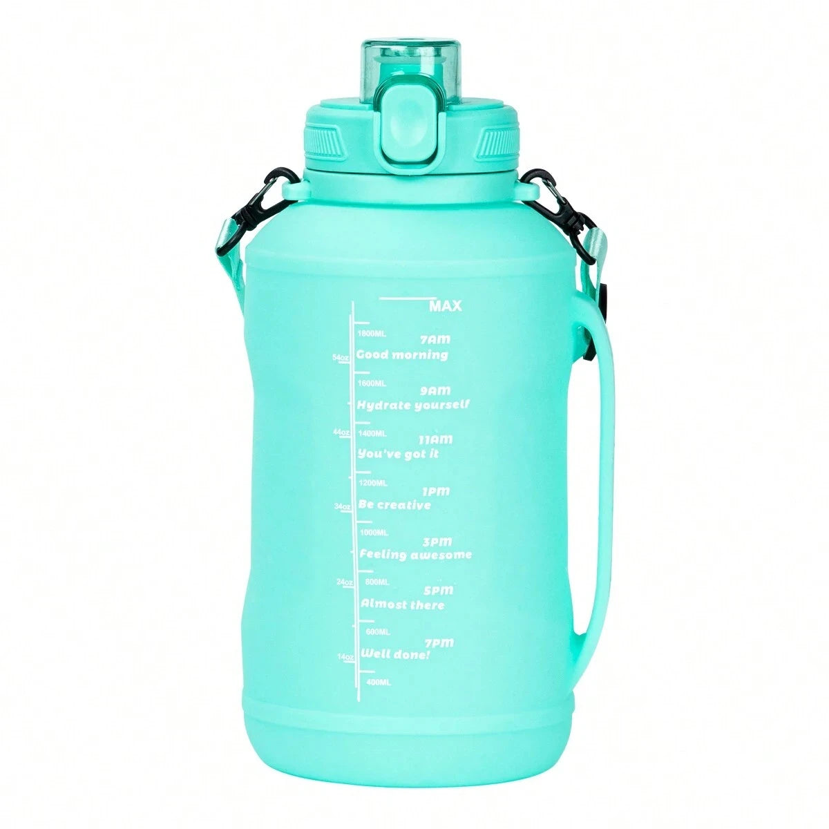2L/64oz Silicone Water Bottles Collapsible Travel Water Bottle Roll Up Foldable Water Bottles With Straws Travel Camping Hiking