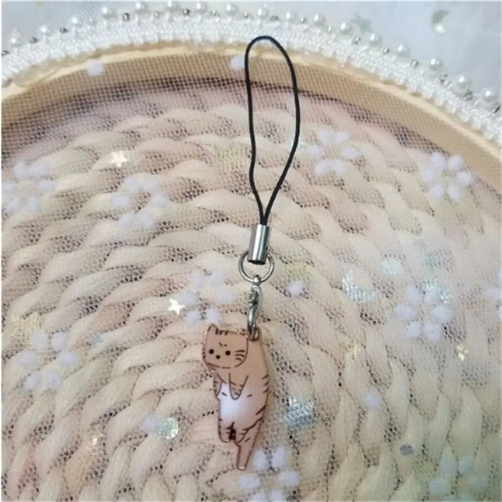 Telephone Chain Bag Charms Case Strap Decor Keychains Phone Hanging Charms Phone Lanyards Cat Phone Strap Mobile Phone Strap
