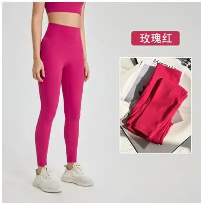 No need wear Underware Yoga Sport Pant Fitness Workout Tights and Soft Women High Waist Running Gym Leggings