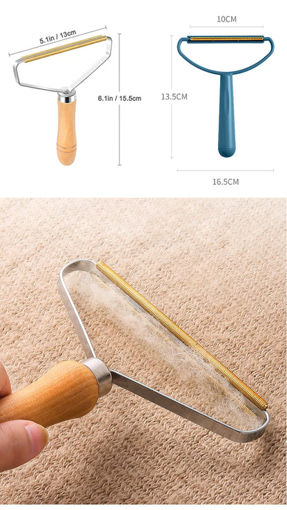 Portable Lint Remover Pet Hair Remover Brush Carpet Wool Coat Clothes Lint Pellet Manual Shaver Removal Scraper Cleaning Tool