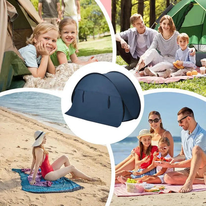 Head Shade Tent Instant Beach Tent Head Shade Protection Canopy Face Head Shade Protection Tent Breathable Head shade tent