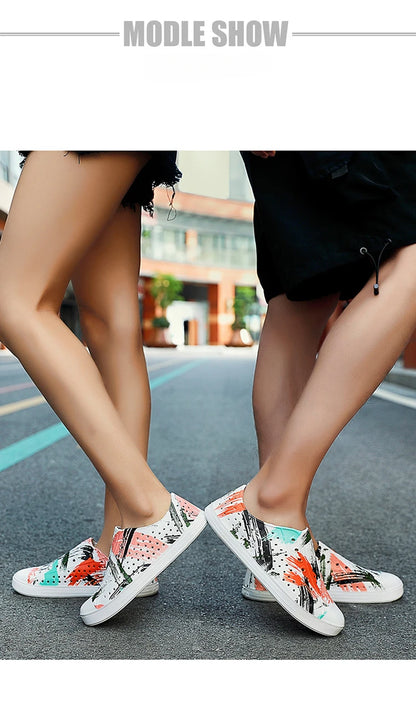 Kid Boy Girl Garden Cave Shoe Child Sandal Women Garden Sandals Graffiti Diy Casual Outdoor EVA Beach Summer Sandal Holey Shoes