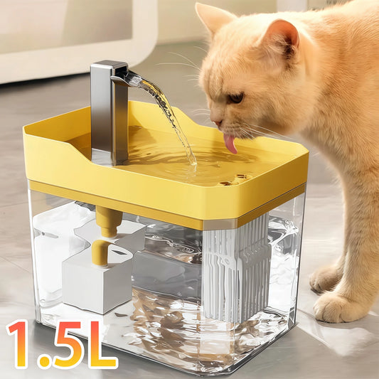 Cat Automatic Water Dispenser Drinking Fountain Dispenser for water circulation Cat Water Bowl Removable with Pump Filter Silent