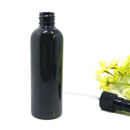 10pcs Black PET Spray Bottle Travel Portable Refillable Perfume Aqueous Emulsion Liquid Make Up Container Atomizer 100ml