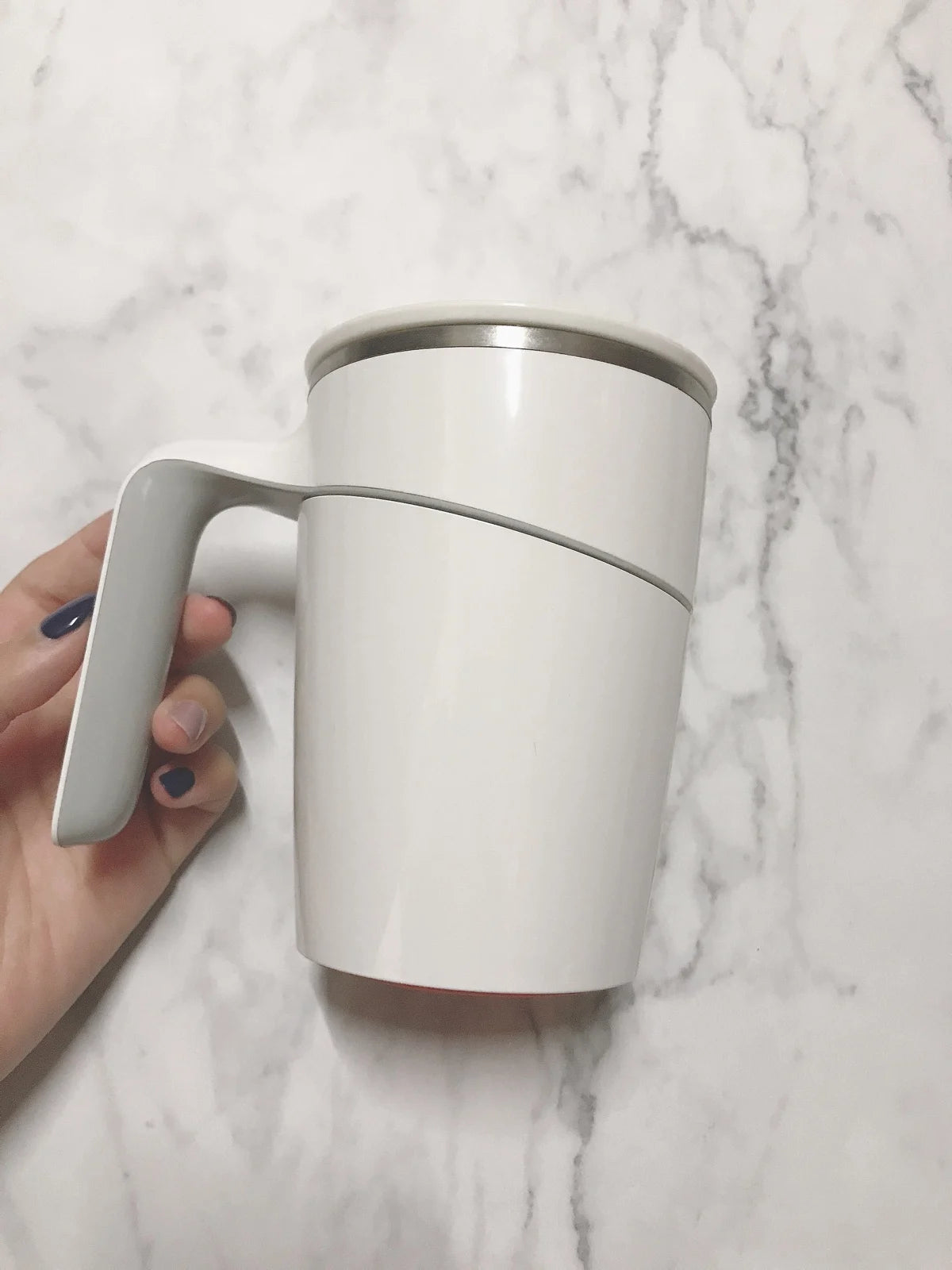 470 ML Mug Fiu Elegant Do Not Roll Ceramics Mug Pouring Cup Magic Sucker Splash Proof Nonslip Abs Double Safe 304 Stainless Mug