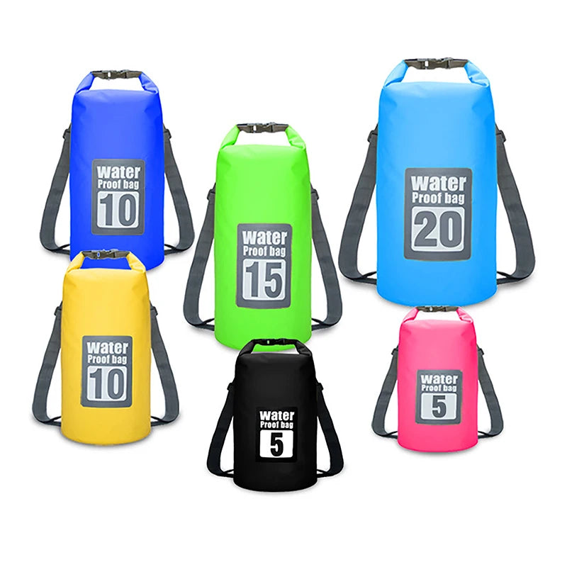 Waterproof Bag Dry Bag for Swimming Diving Bags 10L/15L/20L/30L Floating Bag Sack Dry Bag Backpack for Boating Rafting Fishing