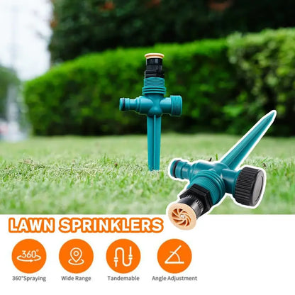 Garden Sprinkler 360° Rotation Irrigation Watering System Agriculture Ground Automatic Tube Adjustable Plug Buried Atomization
