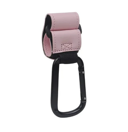1/2pcs PU Leather Baby Bag Stroller Hook Pram Cart Organizer 360 Degree Rotatable Hook High-quality Crochet Stroller Accessories