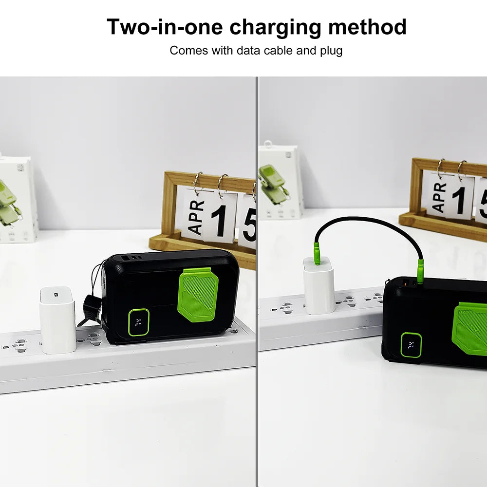 3 in 1 Energy Storage Charger Portable Wireless Power Bank 22.5w with Stand 20,000mah Waterproof & Sturdy Design