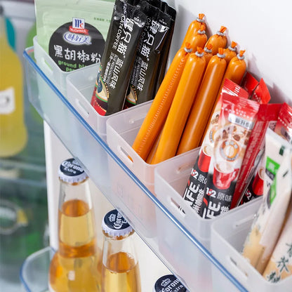 2Pcs Refrigerator Organizer Bins Transparent Fridge Storage Bin Food Fresh Box Vegetable Fruit Container Kitchen Accessories