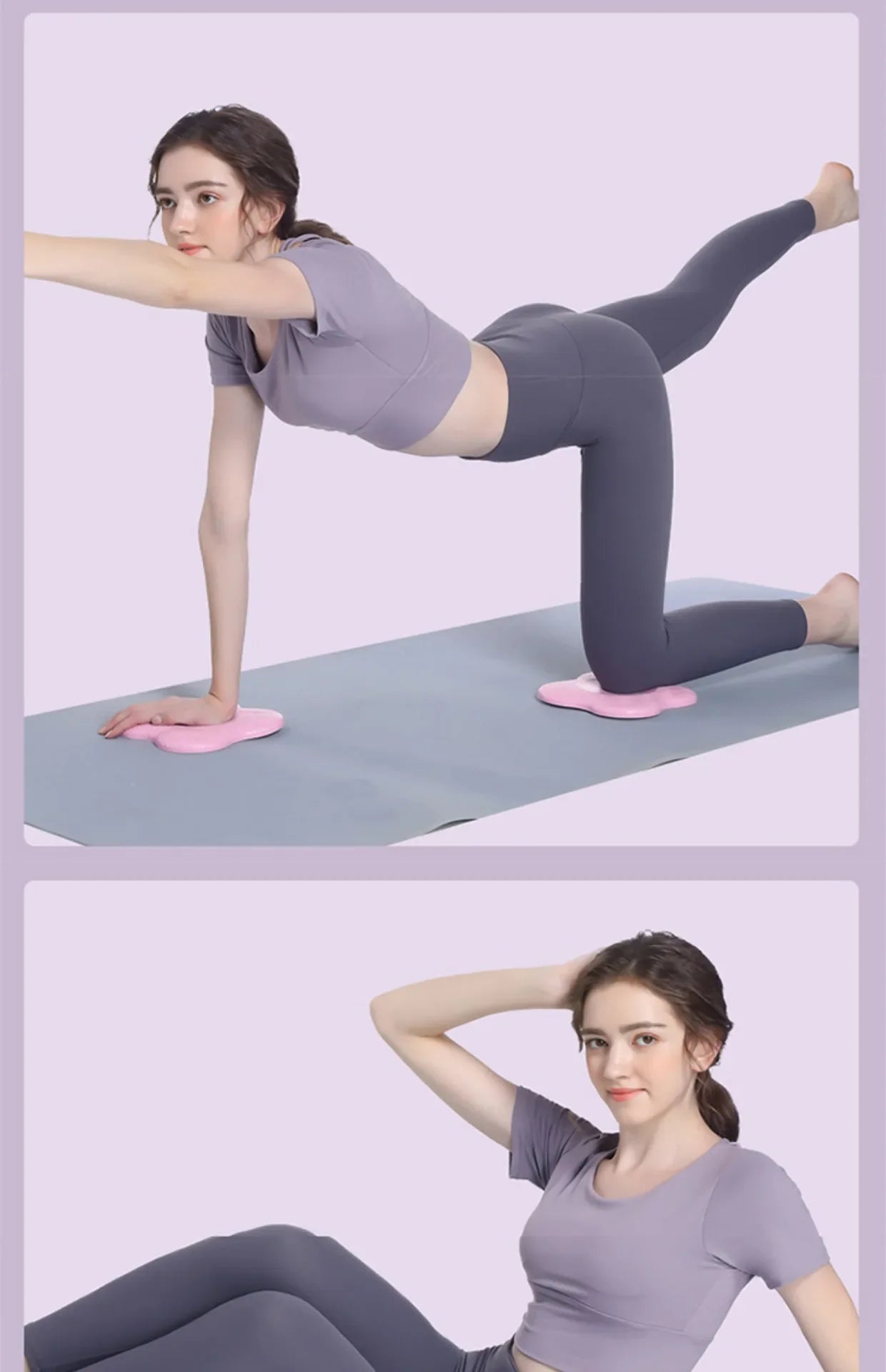 Yoga knee pad with thickened anti slip cushioning cushion for fitness protection, elbow joint, knee kneeling pad, cushion