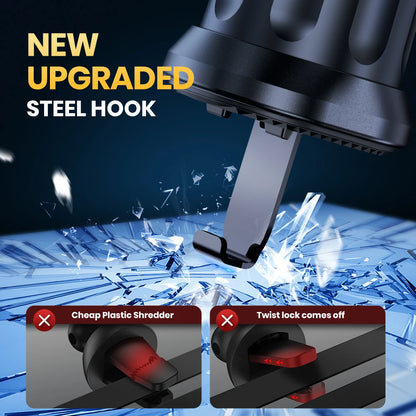 TOPK Phone Mount For Car Phone Holder Cell Phone Holder Hands Free Phone Stand For Car Vent Phone Mount Fit Smartphone Universal