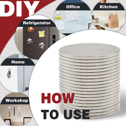 20x1mm Refrigerator Magnets, Whiteboard Magnets, Arts and Crafts Magnets, Small Magnets, Mini Magnets, Office Magnets