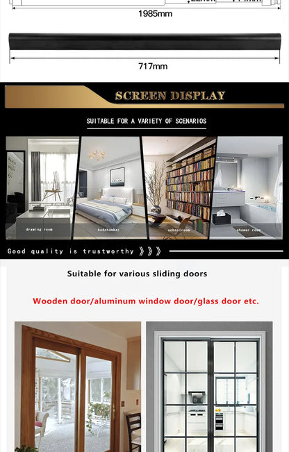 Sliding Door Buffer Automatic Door Closer Aluminum Alloy Wooden Door Screen Window Door Pneumatic Household Door Closer 80kg