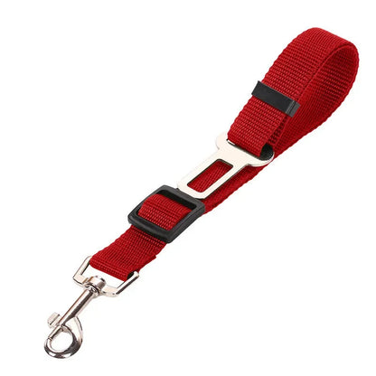Adjustable Pet Cat Dog Car Seat Belt Pet Seat Vehicle Dog Harness Lead Clip Safety Lever Traction Dog Collars Dogs Accessoires