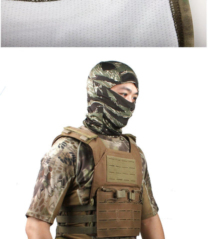 Tactical Balaclava Men Cycling Motorcycle Bike Full Face Mask Bandana Army Hunting Hiking Neck Scarf Multicam Men Cap
