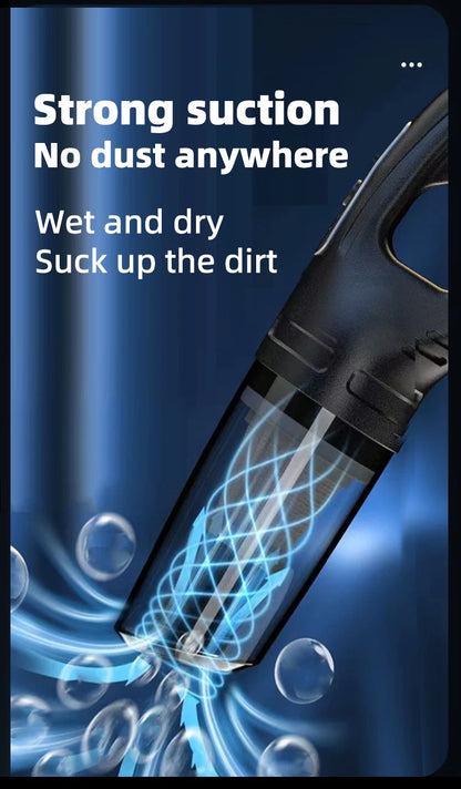 Car Multipurpose Vacuum Cleaner Handheld Powerful Suction Rechargeable Car and Home Dual Use Small Wireless Vacuum Cleaner