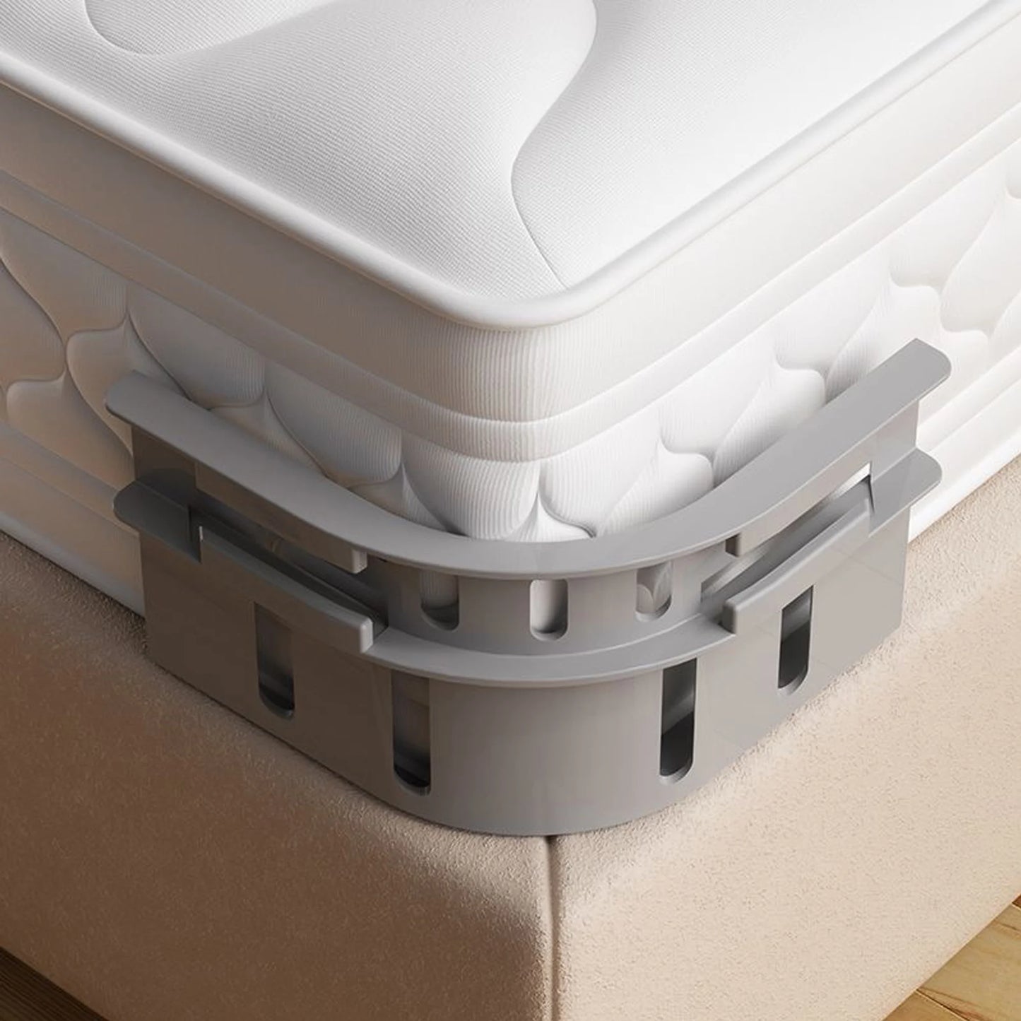 4-Pack Invisible Bed Bed Sheets Set Holder Multi-Functional Fixed Clip Safe Needleless Bed Bed Sheets Anti-Shift Invisible Buckle Four-Corner Holder, Bed Sheets Fastener Bracket