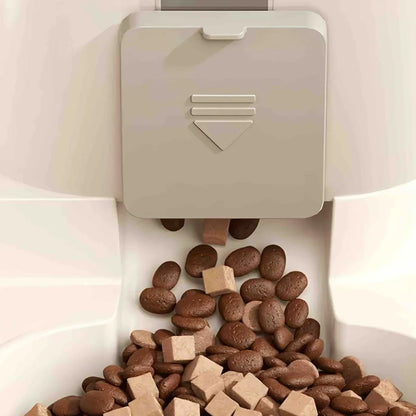 Automatic Feeder with Spill Proof Design with Water Fountain Pet Food Dispenser for Small Medium Large Cats Dogs